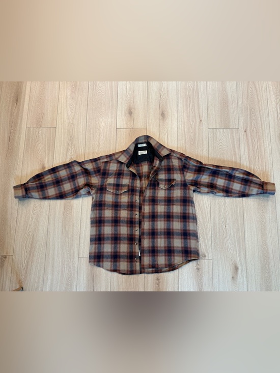 Pendleton Other - Pendleton 100% Wool Plaid Shirt in Brown & Cream men’s outdoor shirt